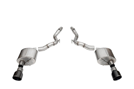 Sport Sound 3.0" Axle-Back 4.5" Slash Tips | 2024 Mustang GT Convertible (21272) by CORSA PERFORMANCE
