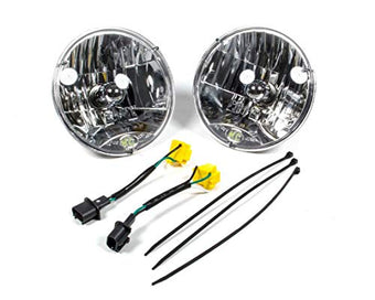 compare product KC HiLiTES 42302 H4 Headlight Conversion Kit for Jeep JK, chrome, size:- 7 inches diameter