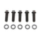 ARP 742-1000 Black Oxide 3/8-24" Fine RH Thread 1.000" UHL 12-Point Bolt with 3/8" Socket and Washer, (Set of 5)