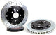 Baer 2261002 Standard Drilled/Slotted - ES+, Slot, Drill, Zinc EradiSpeed Two Piece Brake Rotor