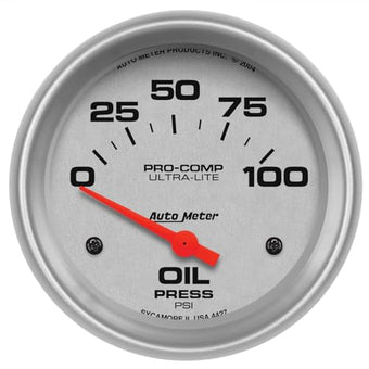 compare product Auto Meter 4427 Ultra-Lite Electric Oil Pressure Gauge, 2.625 in.