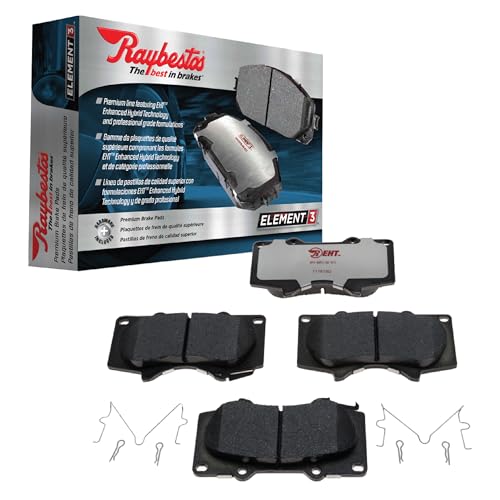 Raybestos Element3 Automotive Replacement Rear Brake Pad Set for Select Toyota, Scion, Lexus (EHT835H)