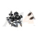 Merchant Automotive 01-07 Duramax Wheel Well Liner Kit, 10 Clips And 2 Panel Fasteners , - 10008