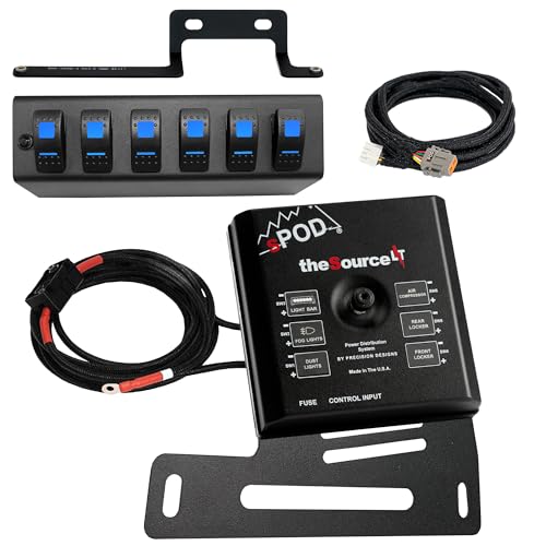 SourceLT w/Blue LED Switch Panel for JK 2009-2018