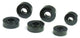 Competition Engineering C3027 Black Anodized Aluminum Body Mount Bushings - Set of 6