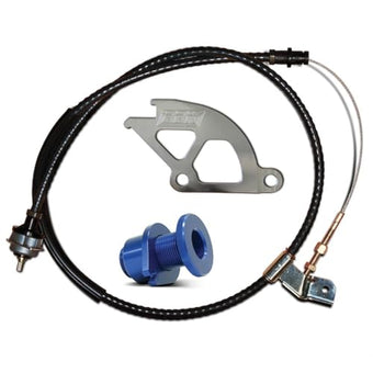 compare product BBK Performance 16095 Adjustable Clutch Cable, Double Hook Aluminum Quadrant and Firewall Adjuster Kit for Ford Mustang GT, Cobra