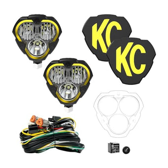 compare product KC Hilites Flex ERA® 3-2-Light Master LED Light Pod Kit, Black