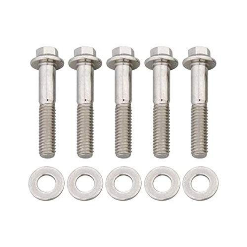 ARP 713-2000 Stainless Steel 3/8-24" Fine RH Thread 2.000" UHL 12-Point Bolt with 3/8" Socket and Washer, (Set of 5)
