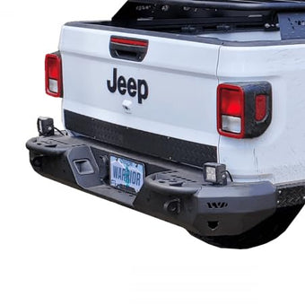 compare product Warrior 7555 - MOD Series Full Width Black Powder Coat Rear HD Bumper With Step