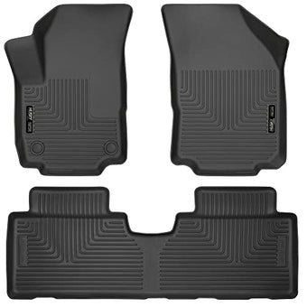compare product Husky Liners Weatherbeater Floor Mats | Fits 2018-2024 GMC Terrain | Front & 2nd Row, 3-pc Black - 95151