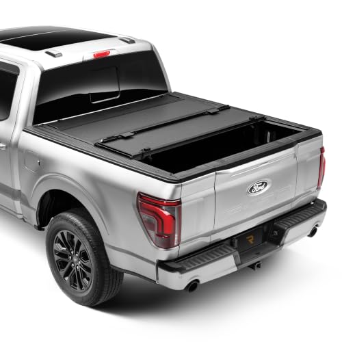 RealTruck BAKFlip MX4 EZ-Lift Hard Folding Truck Bed Tonneau Cover | 450339 | Fits 2021-2026 Ford F-150 (Including 2022+ Lightning) 5' 7" Bed (67.2")