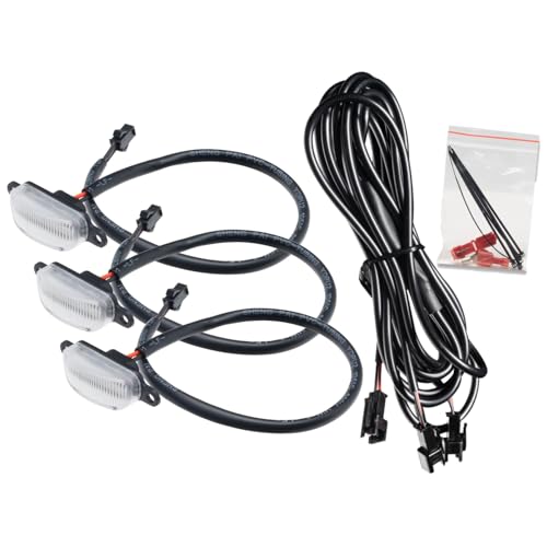 ORACLE Lighting 5889-005-C Universal Amber with Clear Lense Pre-Runner Style LED Grill Light Kit - Sleek and Aggressive Style, No Modification, Cutting or Drilling