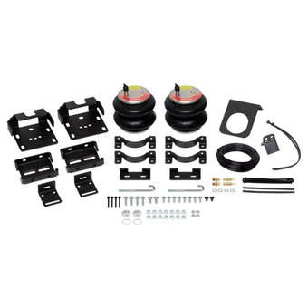 compare product Firestone Airide 2715 Red Label Rear Air Springs Kit fits 2012-2025 C3500HD Cab-Chassis | 5-150 PSI | Load Capacity of 7,500 Pounds | No Drill Installation