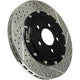 Replacement Rotor Left 2pc Front Plain Service Parts
