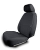 FIA DTR835D Black Custom Fit Front Seat Cover, Bucket Seats (Driver's Side) - Nylon (Black)