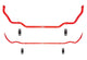 Eibach Sway Bar, Anti-Roll, Front/Rear, 25 mm Diameter Front, 19 mm Diameter Rear, Polyurethane Bushings, Steel, Red Powder Coat, compatible with Kia Stinger 2018-23 / Genesis G70 2019-25, Kit