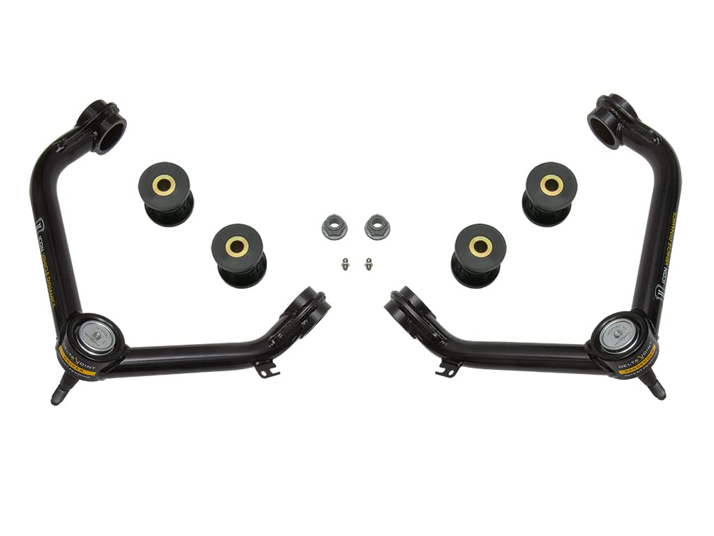 ICON Tubular Upper Control Arm/Delta Joint Kit, Compatible with 2019-Up Ram 1500, 218550DJ