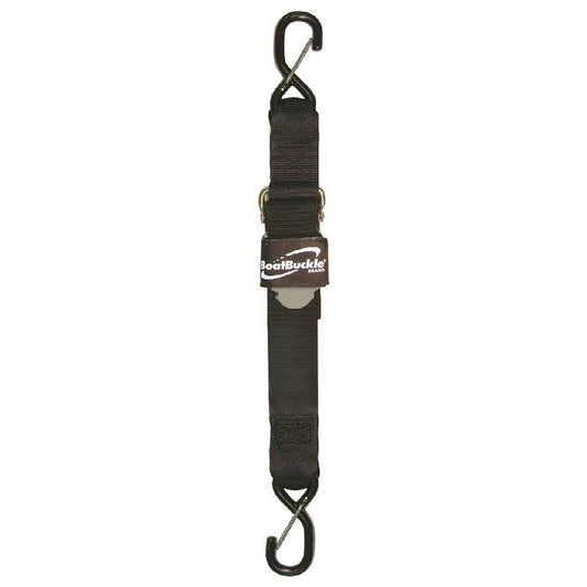 BoatBuckle Pro Series Kwik-Lok Gunwale Tie-Down (2-Inch x 13-Feet, Black)