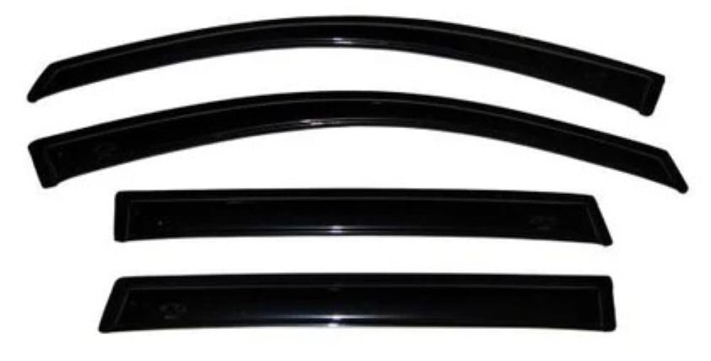 Auto Ventshade [AVS] Outside Mount Rain Guards For 2005 - 2015 Toyota Tacoma DOUBLE/EXT CAB ONLY | Window Vent Visors, 4 pcs. - Smoke | 94056