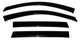 Auto Ventshade [AVS] Outside Mount Rain Guards For 2005 - 2015 Toyota Tacoma DOUBLE/EXT CAB ONLY | Window Vent Visors, 4 pcs. - Smoke | 94056
