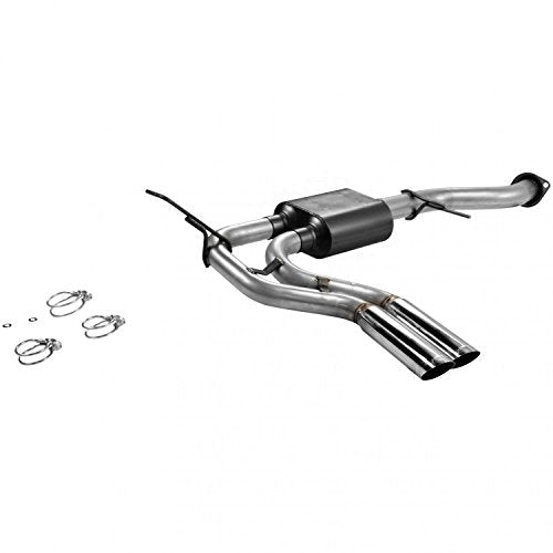 Flowmaster 17392 American Thunder Cat-Back Exhaust Kit 3 Inch Aluminized Steel 3 Inch Stainless Tips Compatible with 1999-2007 Classic Chevy Silverado GMC Sierra 1500 4.8L 5.3L Standard Cab Short Bed