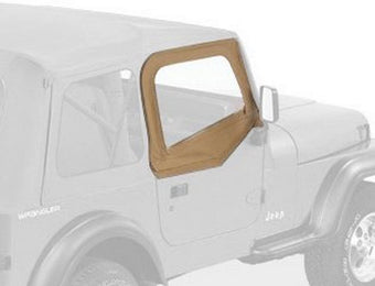compare product Bestop Upper Fabric Doors Spice 5178037 for Jeep Wrangler YJ 1988-1995