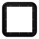 FOGATTI - FS06TRB - TRIM RING - BLK FOR ALL 15 * 15 DOOR