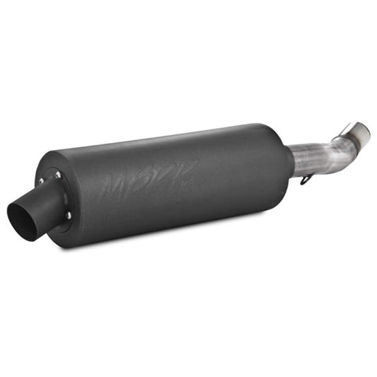 MBRP LT 500 Vinson 4x4 (All Models) Slip-On Exhaust System w/Sport Muffler for 02-07 Suzuki