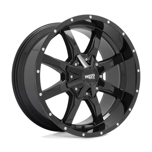 Moto Metal 17X8 6X135/5.5 4.5 0mm GLOSS BLACK W/SPOT MILLED LIP - MO970780673A00US