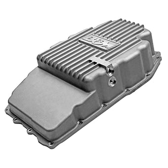 compare product B&M 70399 Hi-Tek Transmission Pan Natural