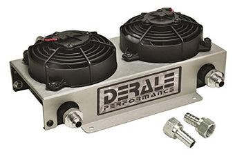 compare product Derale 15840 Hyper Dual-Cool Remote Cooler