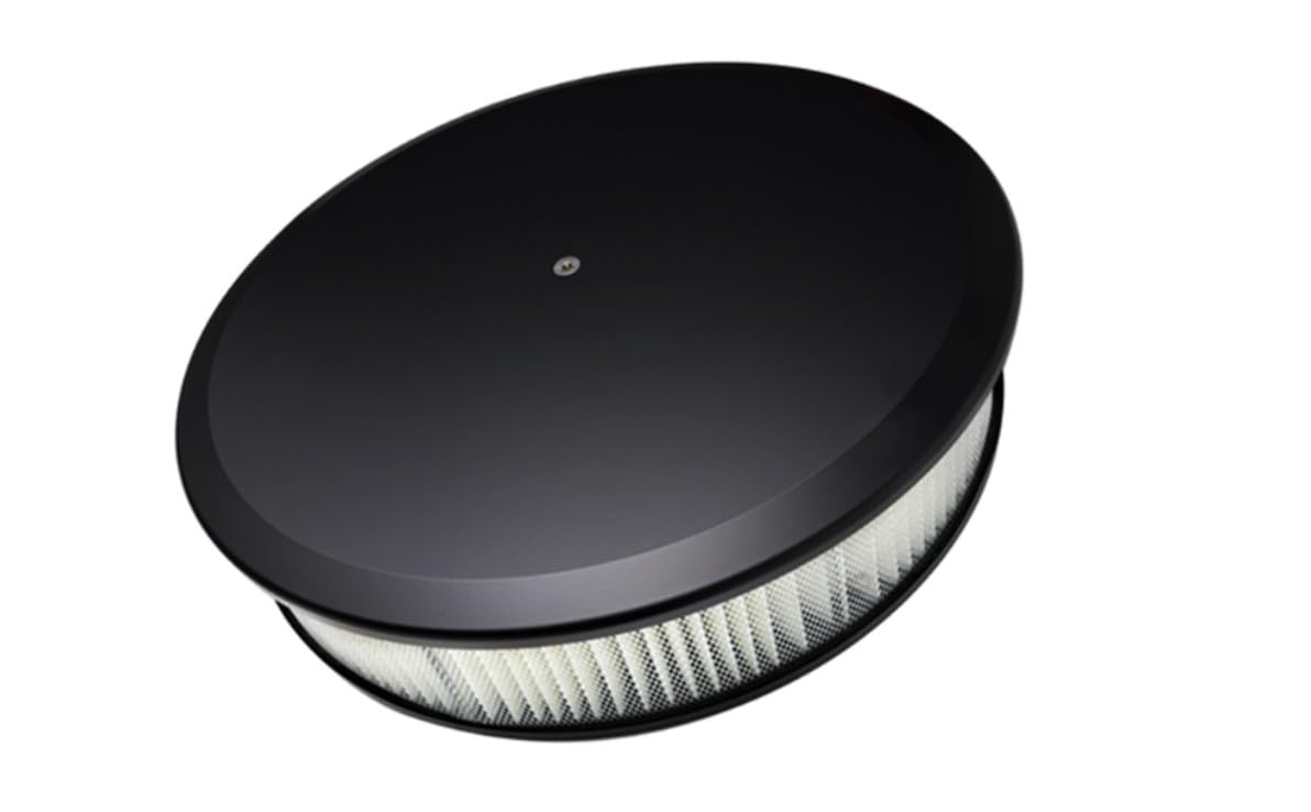 Billet Specialties Air Cleaner 14in Round Plain Black