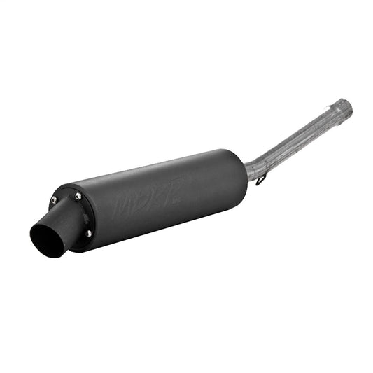 MBRP Straight Core Slip On Exhaust Made of Black-Coated Aluminized Steel | Fits Honda TRX 300 FourTrax 1992-2000 | Mild Sound | Utility Series | AT-7109