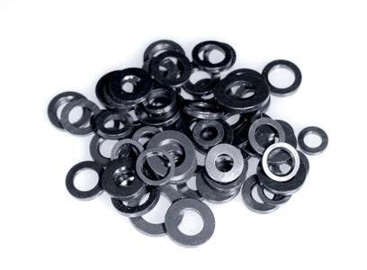ARP 200-8554 Black WASHERS - 3/8IN ID