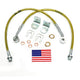 RealTruck SUPERLIFT SUSPENSION Brake Hose Kit for Jeep Wrangler TJ | Front Bullet Proof Pair of Brake Hoses | 91460 | Fits 1997-2005 Jeep Wrangler TJ with 4-6" Lift Kit