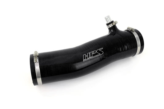 HPS Black Reinforced Silicone Post MAF Air Intake Hose Kit Compatible for 2016-2023 Toyota Tacoma 3.5L V6 Equipped with TRD airbox, 57-2126-BLK