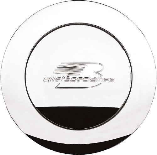 Billet Specialties 32625 Polished Large Billet Logo Horn Button