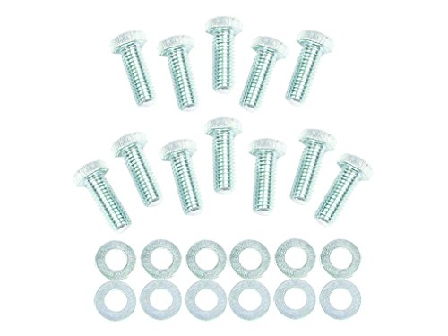 Mr. Gasket Int Bolts Sb Chev Hex Head, Silver