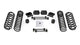 TeraFlex 1354200 JL 4dr: 2.5” Coil Spring Base Lift Kit – No Shock Absorbers