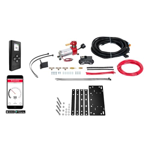 Firestone Airide 2922 Air Command Single Wireless App & Remote Standard Compressor Kit fits Air Helper Springs (1/4" Tubing) | 100 PSI | Single Path | Easy Installation