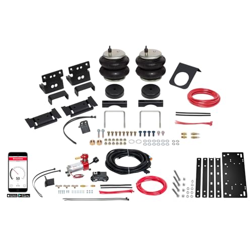 Firestone Airide All-In-One 2868 Wireless Rear Air Spring Kit fits 2003-2013 Ram 2500/3500 | Load Leveling Design | 5,000 lbs Load Capacity | 5-100 PSI | Easy Installation