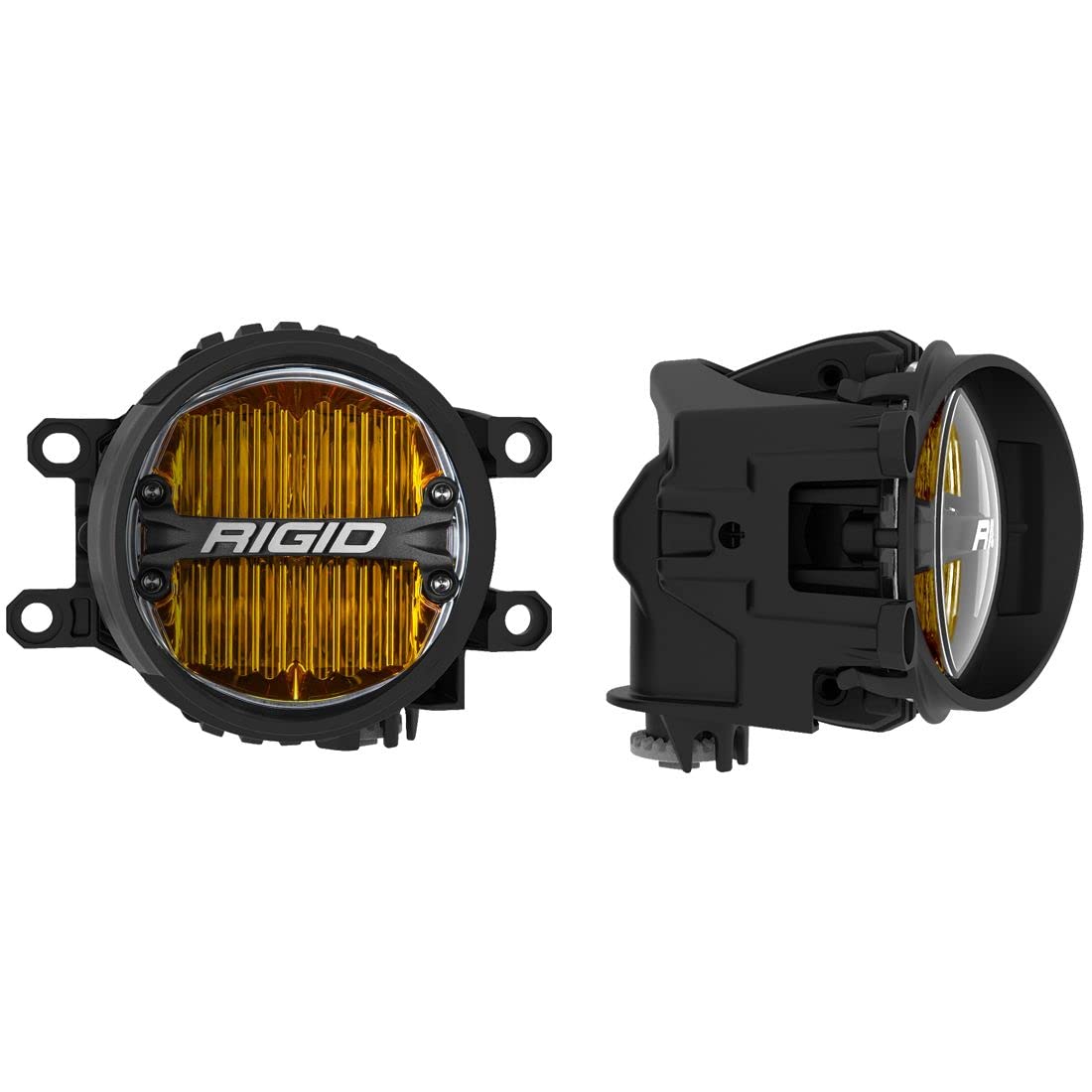 RIGID INDUSTRIES 360-Series Pro Selective Yellow SAE LED Fog Light Kit Fits Toyota 2014+ 4Runner, 2014+ Tundra, 2016+ Tacoma