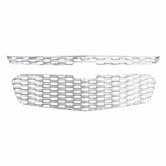compare product Fits 14-15 Chevy Malibu, All Models-Chrome Grille Overlay