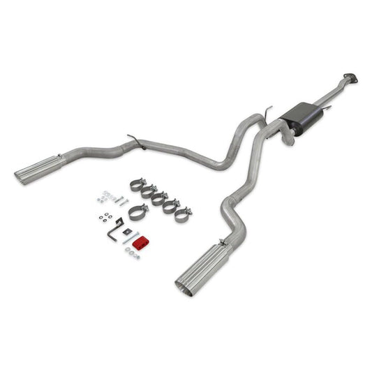 Flowmaster 818147 Force II Cat-Back Exhaust System Stainless Dual Exit Polished Tips