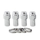 McGard 62002 Chrome Long .946" Shank Style Lug Nuts (M12 x 1.5 Thread Size) - Set of 4
