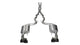 Corsa 14335BLK Cat Back Exhaust with Black Tip (Ford Mustang GT)