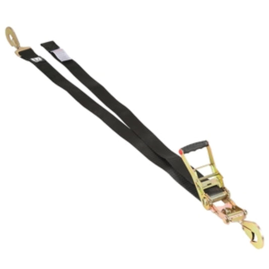 Bulldog Winch 20325- Ratcheting Tie Down Strap 2 Inch x 8 Foot 10K LB Breaking Strength