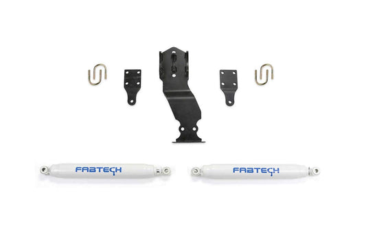 Fabtech FTS22301 Steering Stabilizer Kit Performance Dual Steering Stabilizer Kit