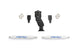 Fabtech FTS22301 Steering Stabilizer Kit Performance Dual Steering Stabilizer Kit