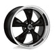 American Racing AR105 TORQ THRUST M 17X8 5X4.5 5.68 30mm GLOSS BLACK MACHINED LIP - AR105M7866B